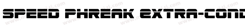 Speed Phreak Extra-Condensed字体转换